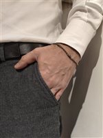 Vicenza - Piazzetta Palladio 2 - Bracciale Zancan Uomo Eternity Titanium in Titanio ETB428G - ETB428G